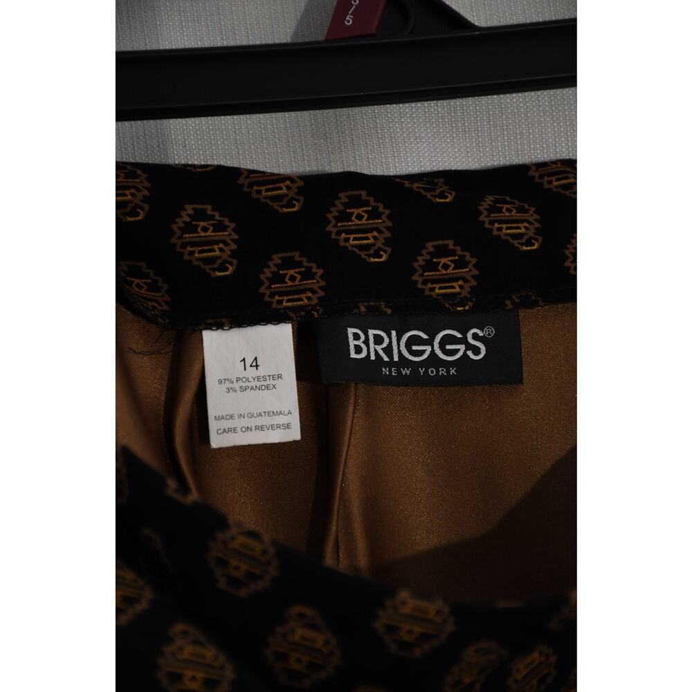 Vintage Briggs Skirt Dark A Line Skirt Womens 14 Whimsigoth Dark Cottagecore NWT - Picture 3 of 4